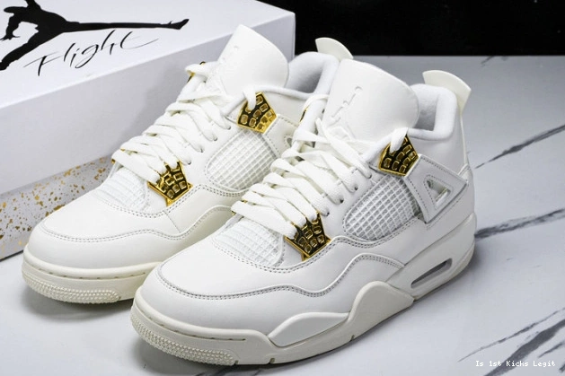 Retro AQ9129-170 Metallic 4 Jordan Gold 0812